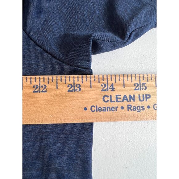 Under Armour The Playoff Polo Golf Shirt Navy Blue Short Sleeve Logo Men's XL - Picture 8 of 10